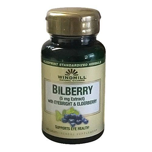 tabletas de bilberry para la salud ocular