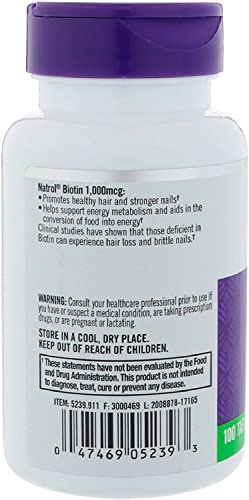 Tabletas de biotina alta potencia