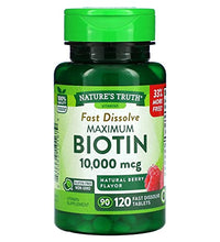 tabletas de biotina máxima sabor berry