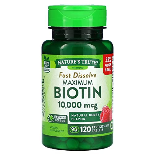 tabletas de biotina máxima sabor berry
