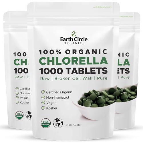 tabletas de chlorella orgánica alta potencia