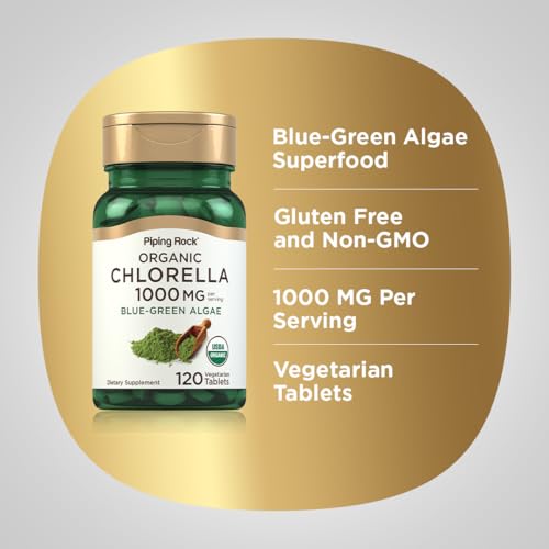 Tabletas de chlorella para energía