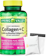 tabletas de colágeno con vitamina C