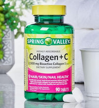 tabletas de colágeno para cabello fuerte