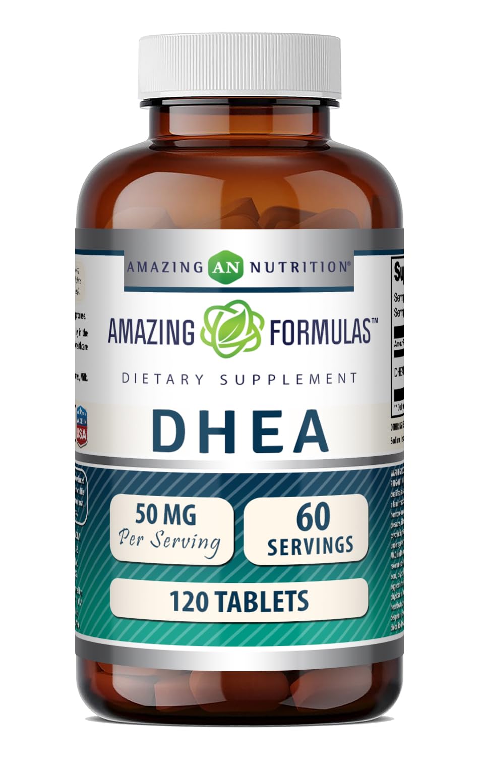 Tabletas de DHEA Amazing Formulas