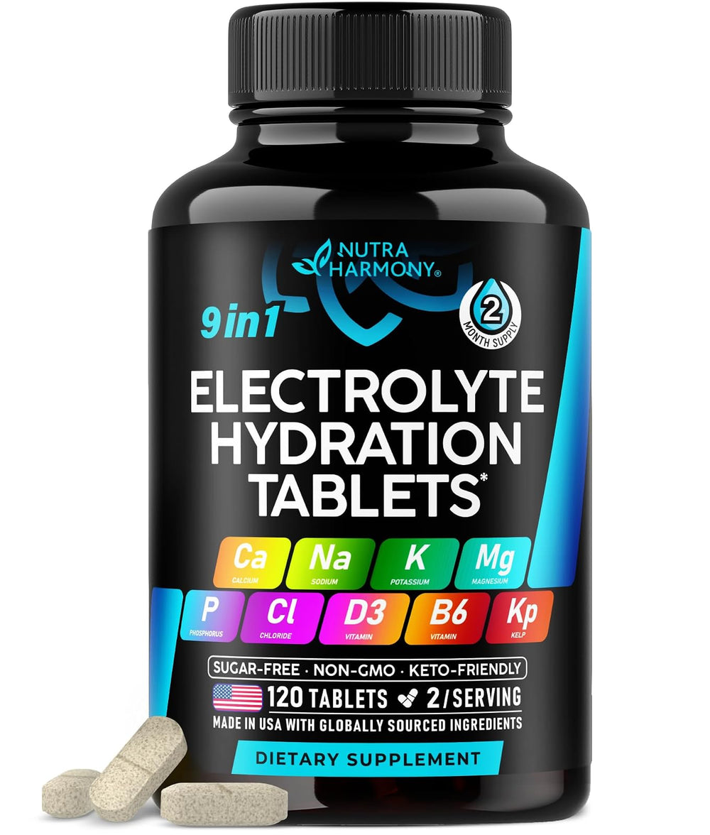 tabletas de electrolitos NutraHarmony