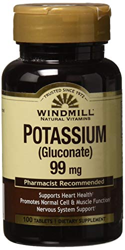tabletas de gluconato de potasio 99mg beneficios para la salud