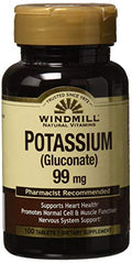 tabletas de gluconato de potasio 99mg beneficios para la salud