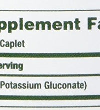 tabletas de gluconato de potasio 99mg