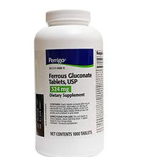 tabletas de gluconato ferroso para anemia
