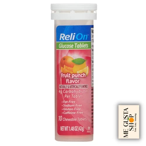 tabletas de glucosa con sticker