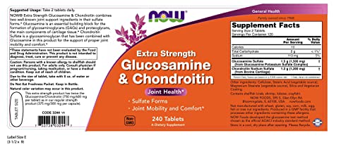 tabletas de glucosamina y condroitina para el bienestar
