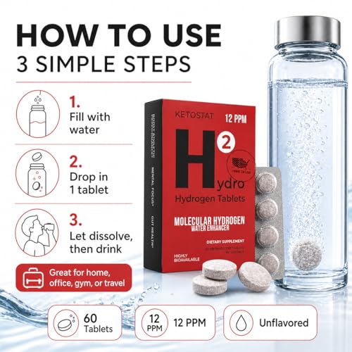 tabletas de hidrógeno para agua potable