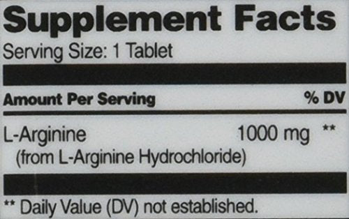 tabletas de L-Arginina para salud cardiovascular