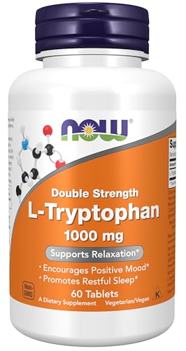 Tabletas de L-triptófano NOW Foods