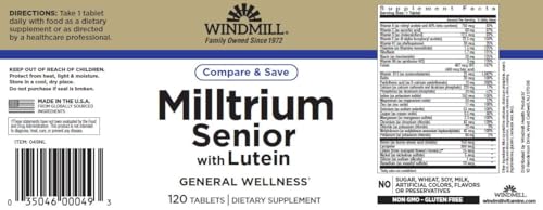 Tabletas de Luteína para adultos mayores