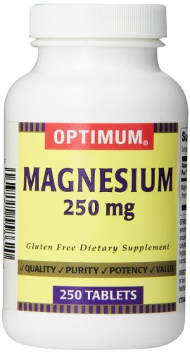 tabletas de magnesio optimum 250 mg