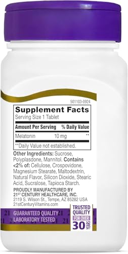 tabletas de melatonina 10mg efectivas