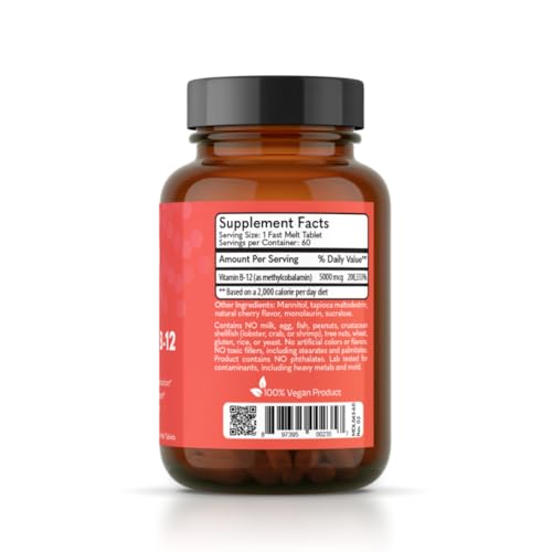 Tabletas de Methyl-B12 veganas y efectivas