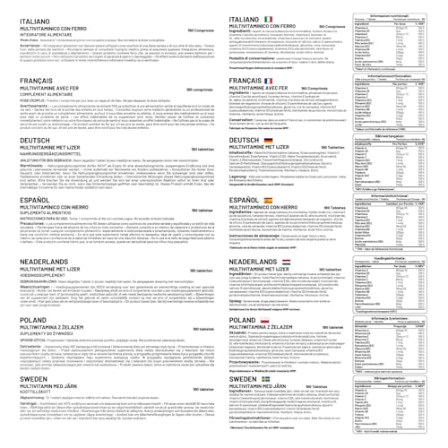 tabletas de multivitaminas de alta calidad