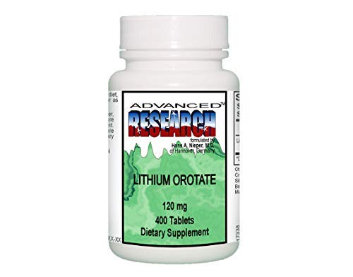 tabletas de orotato de litio para salud mental