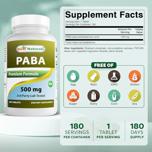 tabletas de PABA para energía