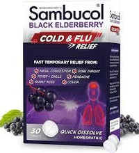 tabletas de sambucol para resfriado