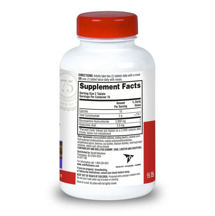 Tabletas de Schiff Glucosamina