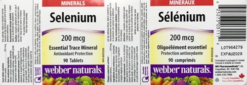 Tabletas de Selenio 200 mcg