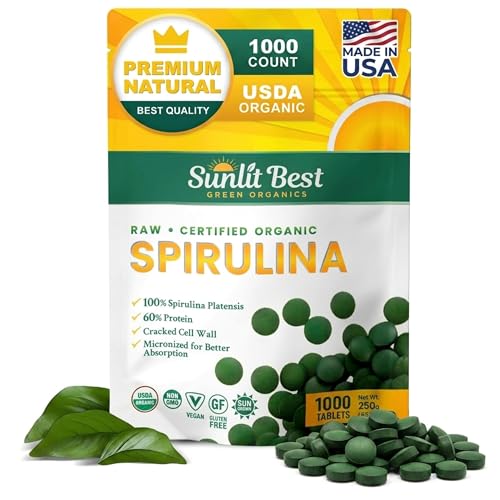 tabletas de spirulina orgánica