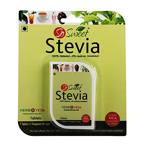 tabletas de stevia so sweet sin calorías