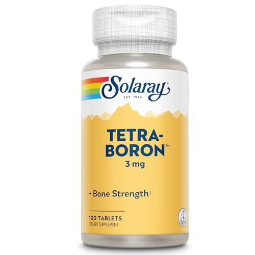 tabletas de Tetra Boro Solaray 3mg