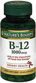 tabletas de vitamina B-12 para energía