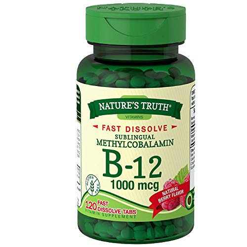 tabletas de vitamina B-12 sabor a baya