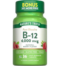 tabletas de vitamina B-12 sabor a baya