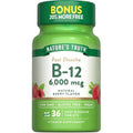 tabletas de vitamina B-12 sabor a baya