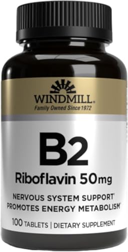 tabletas de vitamina B-2 Windmill para energía
