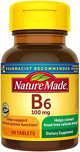 tabletas de vitamina B-6 para energía