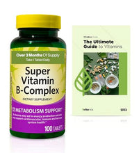 tabletas de vitamina B-complejo para energía