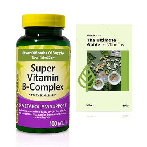 tabletas de vitamina B-complejo para energía