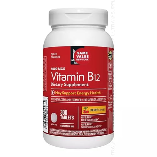 tabletas de vitamina B12 disolución rápida