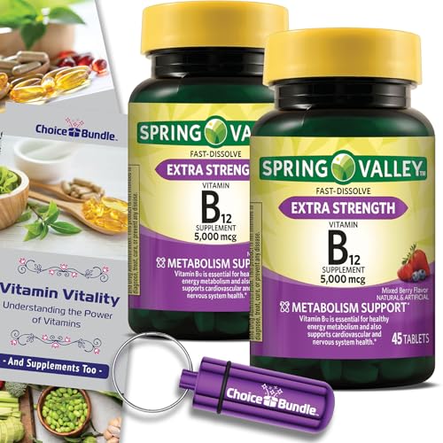 tabletas de vitamina B12 extra fuerte