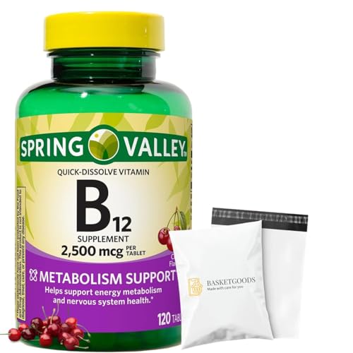 tabletas de vitamina B12 para energía