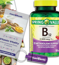 tabletas de vitamina B12 para energía