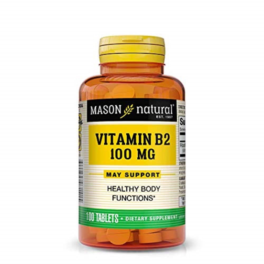 Tabletas de Vitamina B2 Mason