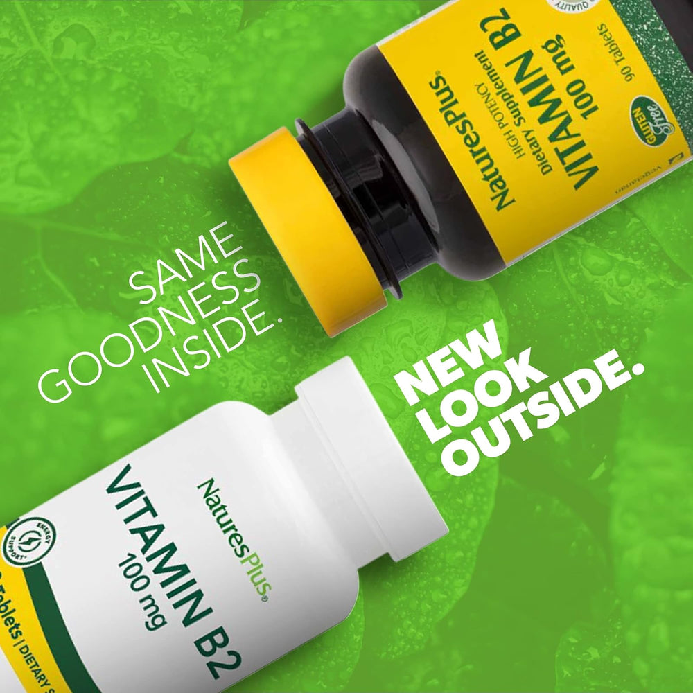Tabletas de Vitamina B2 NaturesPlus