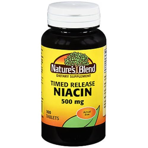 Tabletas de Vitamina B3 Nature's Blend