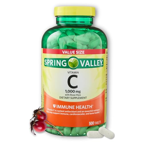 tabletas de vitamina C 1000mg con rosa mosqueta