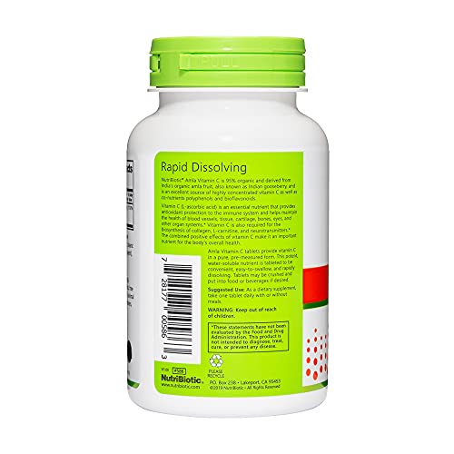 Tabletas de vitamina C antioxidante