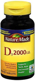 Tabletas de Vitamina D3 para huesos fuertes